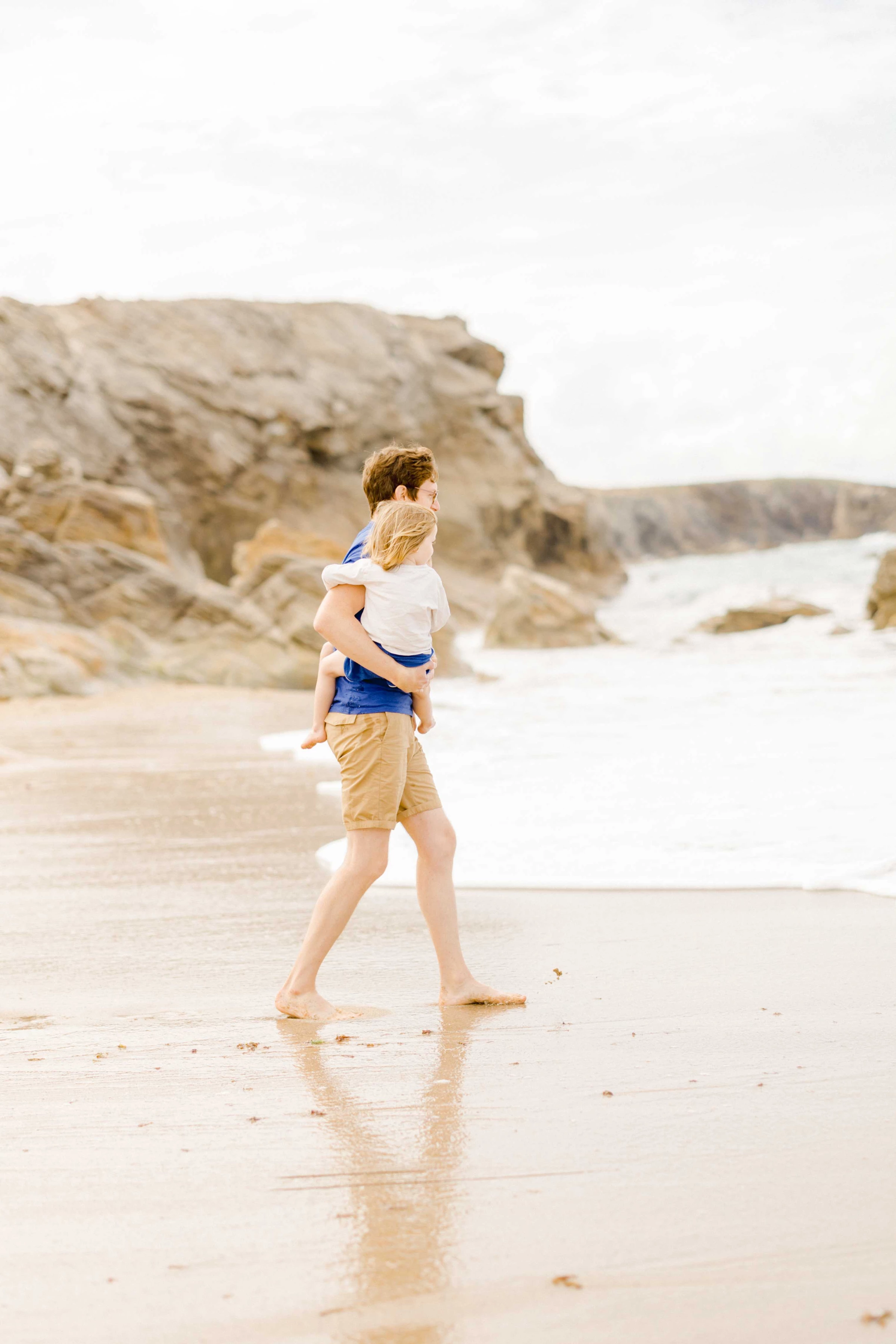 plage côte beige gris marron